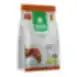 Dry pet food with insect for dogs of all sizes and life stages with red coat